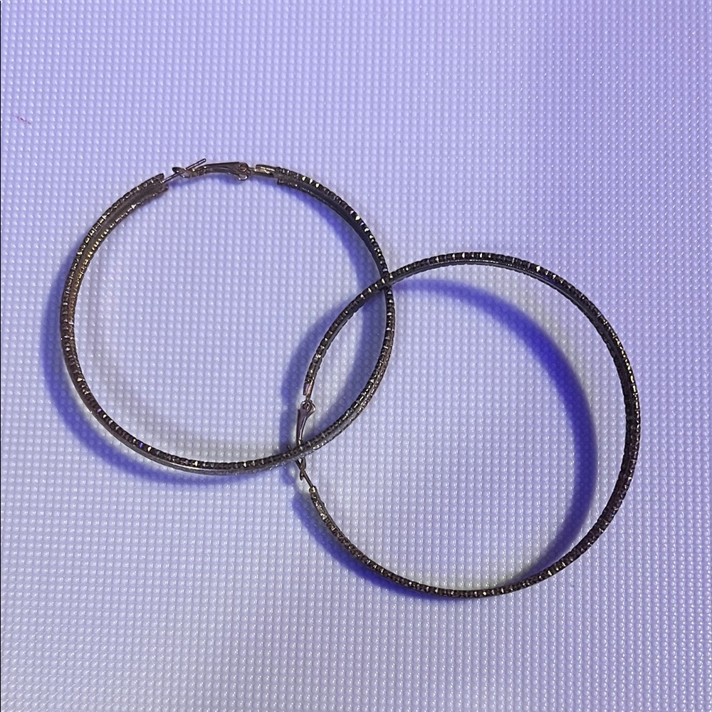 Elegant Silver Hoop Earrings